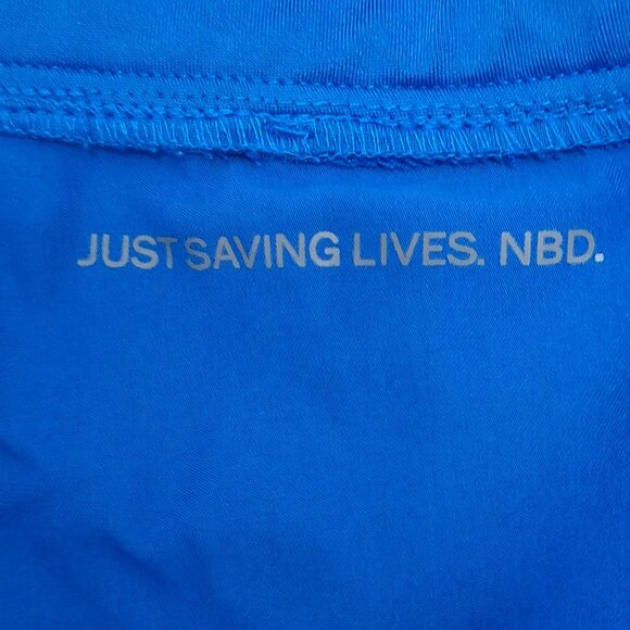 FIGS Technical Collection Blue Jogger Scrub Pants L Pockets Elastic  Drawstring - Picture 6 of 7